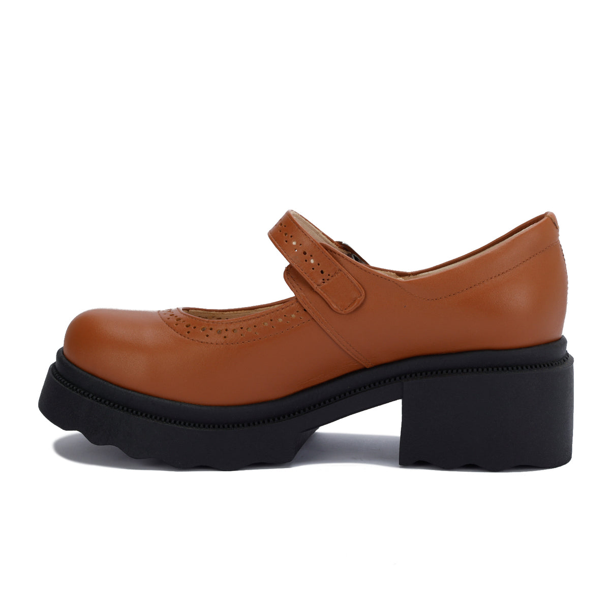 Leather Mary Jane Casual Pumps