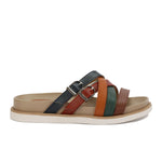 Urban Buckle Cross Slide Slippers