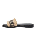 Fringed Slide Slippers