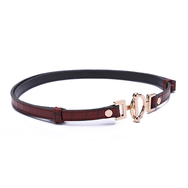 Elegant Adjustable Leather Belt