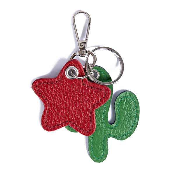 Star and Cactus Bag Charm