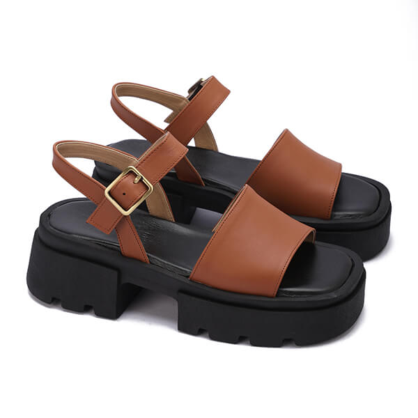 Chunky Buckle Sandals