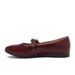 Double-Strap Ballet Flats
