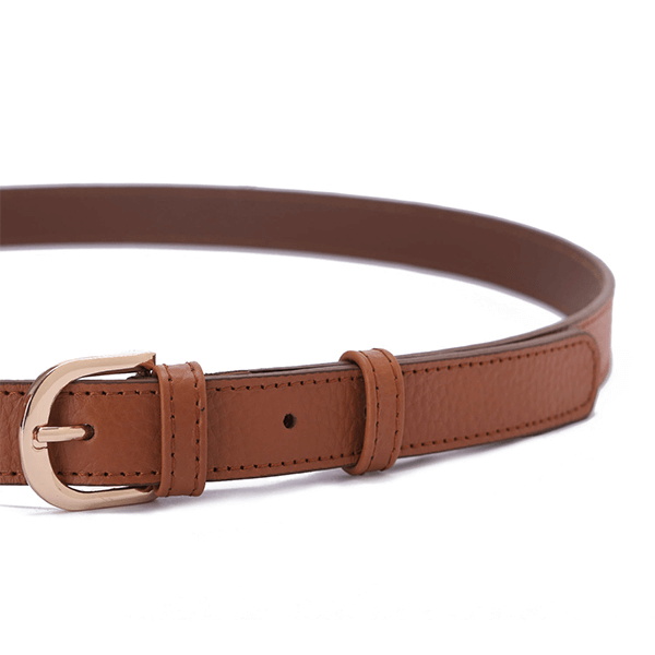 Classic Thin Leather Belt