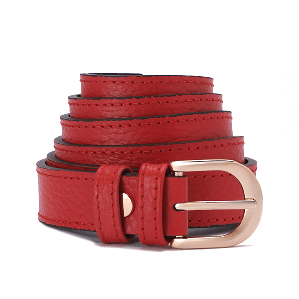 Classic Thin Leather Belt