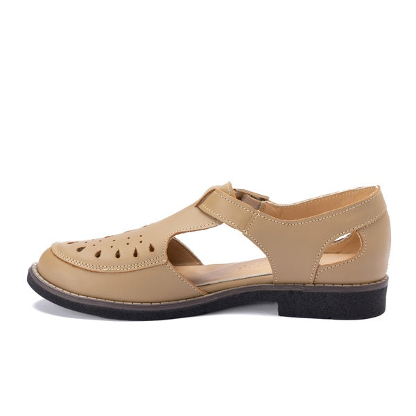 T-Bar Leather Loafers