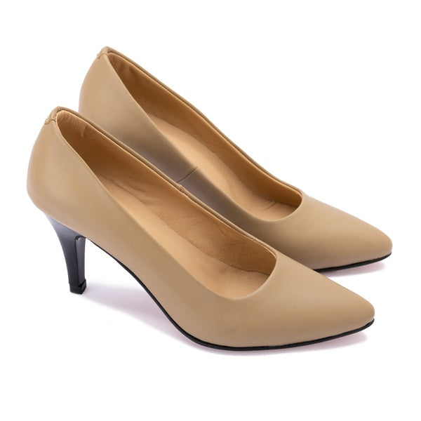 Leather Heeled Pumps