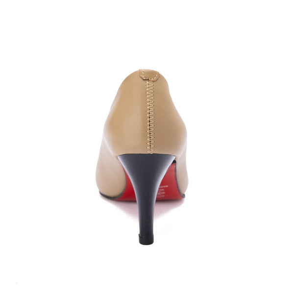 Leather Heeled Pumps