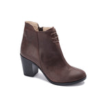 Leather High Heeled Laced Boots