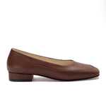 Textured Rounded-toe Flats