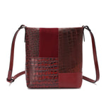 Tara – Multi-Patch Leather Crossbody Bag