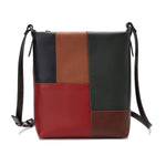 Tara – Multi-Patch Leather Crossbody Bag