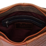 Tara – Multi-Patch Leather Crossbody Bag