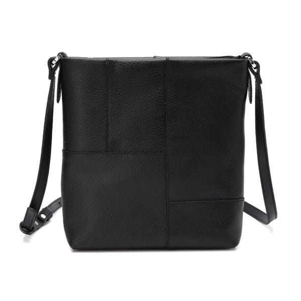 Tara – Multi-Patch Leather Crossbody Bag