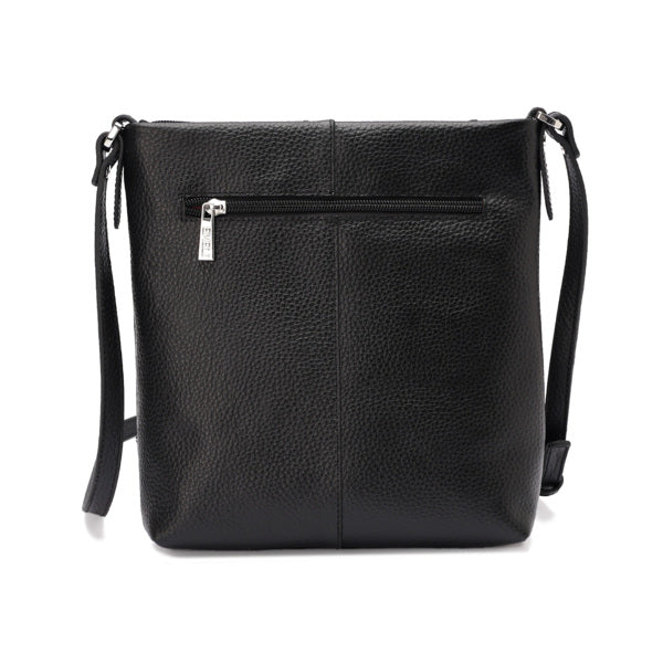 Tara – Multi-Patch Leather Crossbody Bag