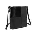 Tara – Multi-Patch Leather Crossbody Bag
