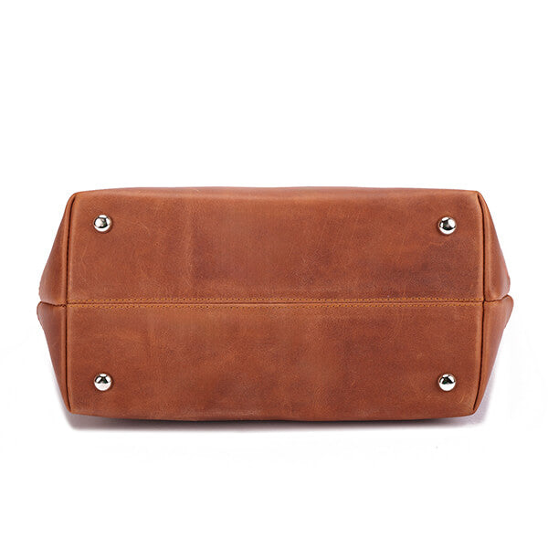 Cyra – Leather Tassel Tote Bag