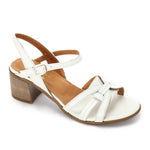 Multi-Strap Heeled Leather Sandals