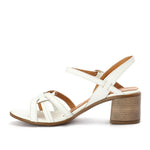 Multi-Strap Heeled Leather Sandals