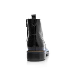 Combat Varnish Leather Boots
