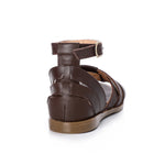 Multi-Strap Multi-Colored Leather Sandals