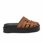 Platform Woven Slides