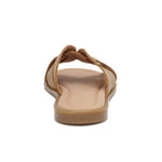 Leather Crisscross Slippers