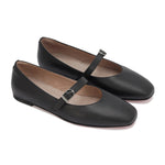 Square Toe Mary Jane Ballet Flats
