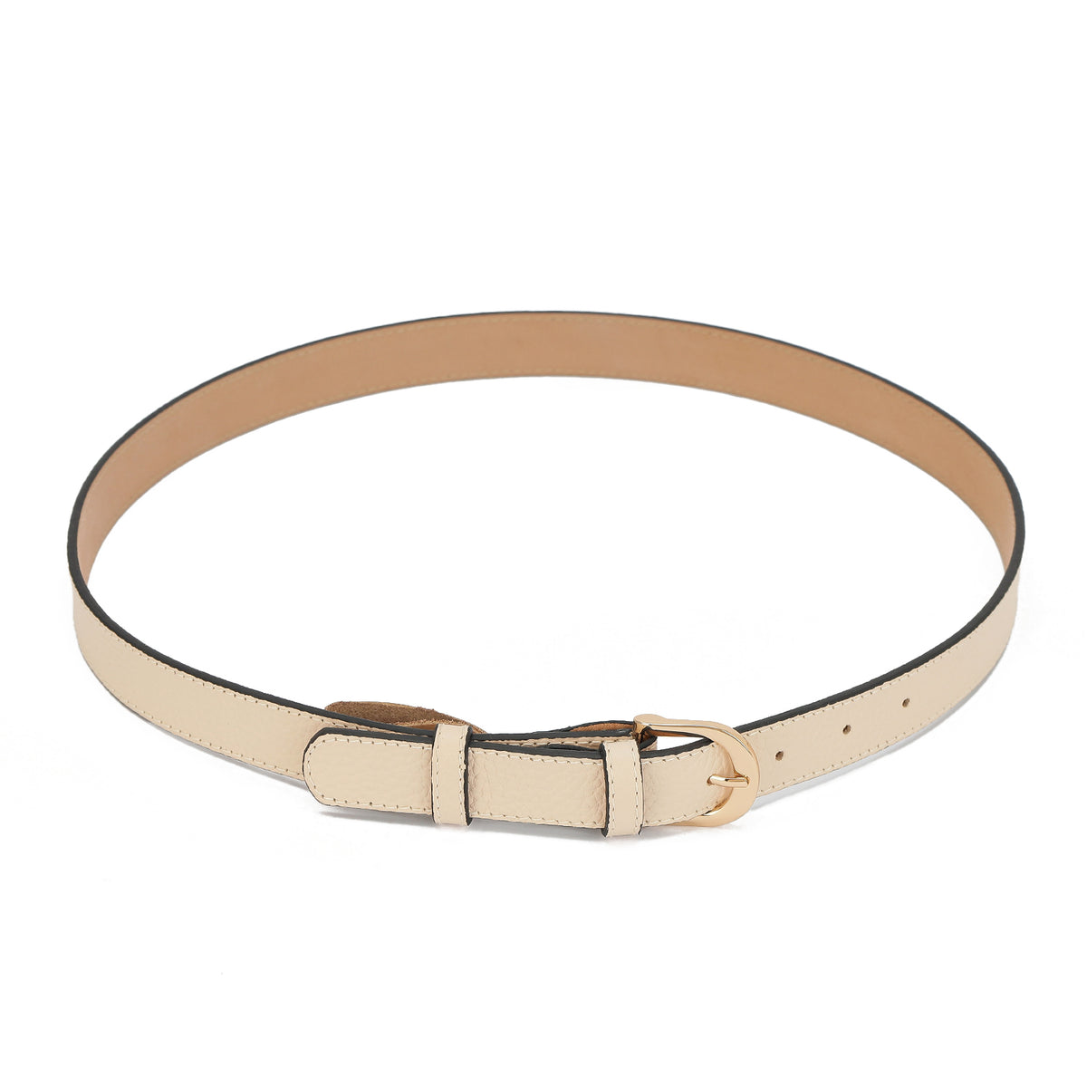 Classic Thin Leather Belt