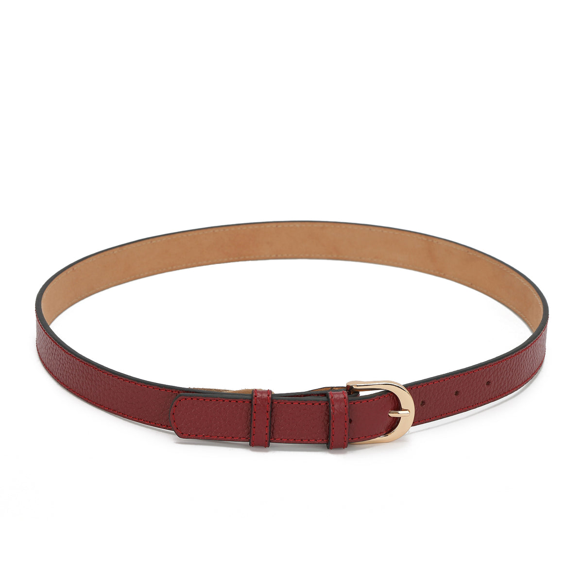 Classic Thin Leather Belt