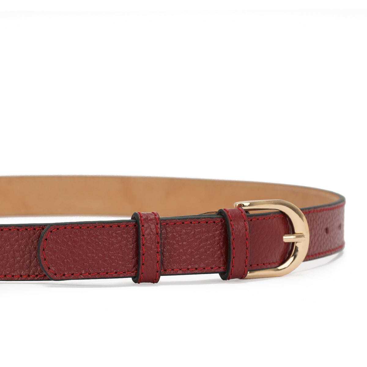 Classic Thin Leather Belt
