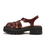 Platform Roman Style Leather Sandals