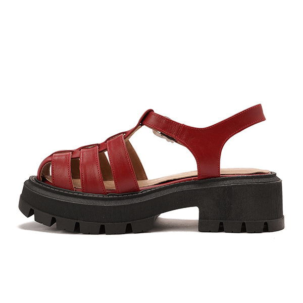 Platform Roman Style Leather Sandals