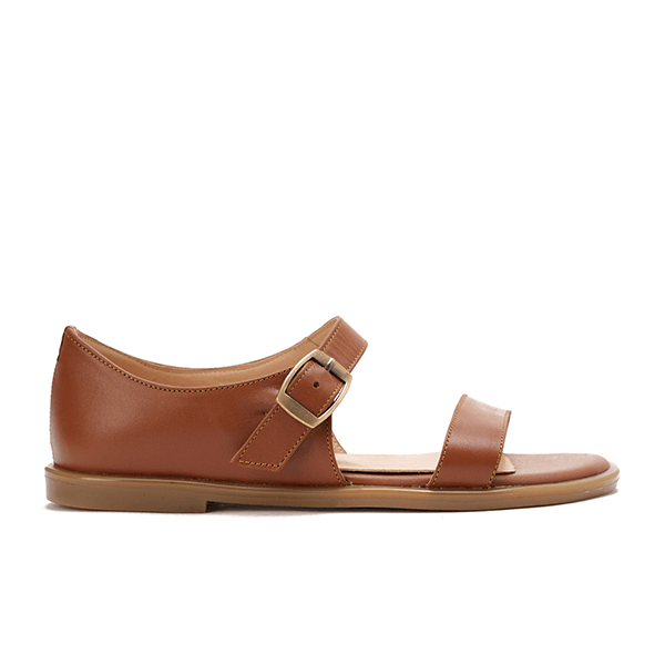 Matt Leather Sandals