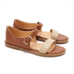 Matt Leather Sandals