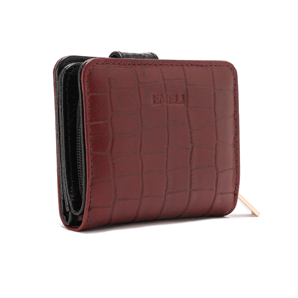 Snap Leather Wallet