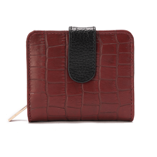 Snap Leather Wallet