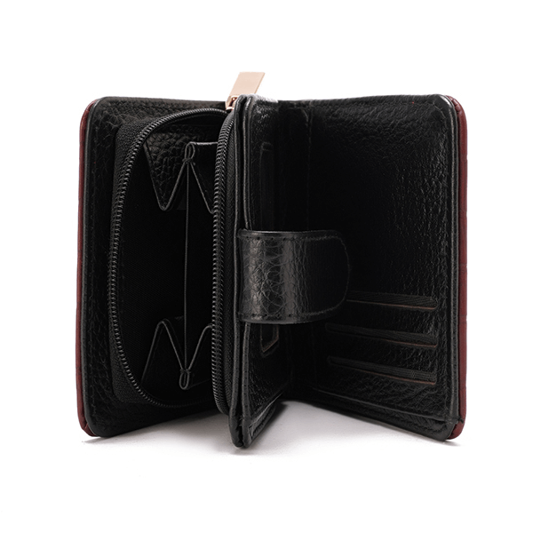 Snap Leather Wallet
