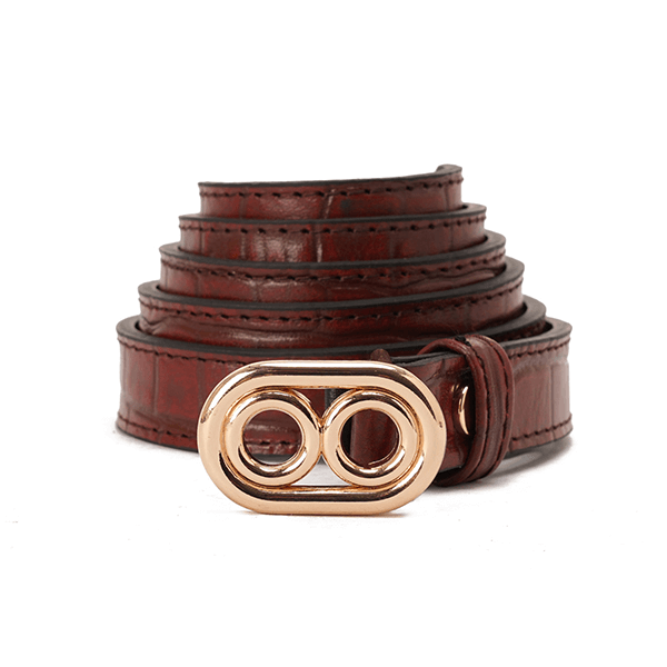 Double Ring Leather Belt