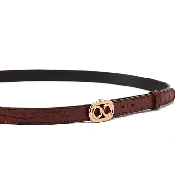 Double Ring Leather Belt