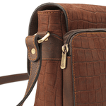 Alina – Multi-Pocket Leather Crossbody Bag