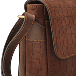 Alina – Multi-Pocket Leather Crossbody Bag