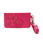 Floral Leather Cardholder