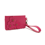 Floral Leather Cardholder