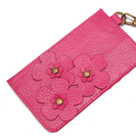 Floral Leather Cardholder