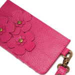 Floral Leather Cardholder