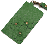 Floral Leather Cardholder