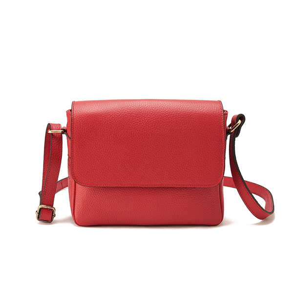 Alina – Multi-Pocket Leather Crossbody Bag