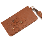 Floral Leather Cardholder