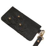 Floral Leather Cardholder